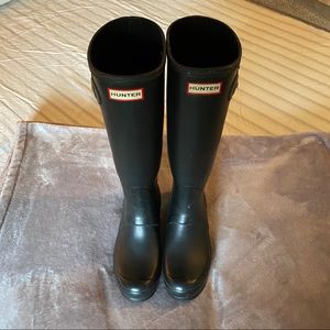 Tall Hunter Boots. Size 8